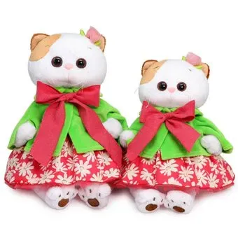 BUDI BASA Collection Ли-Ли в зеленом пончо LK24-075 (24 см)