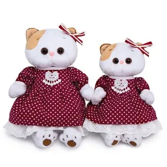 BUDI BASA Collection Ли-Ли в бордовом платье LK27-103 (27 см)