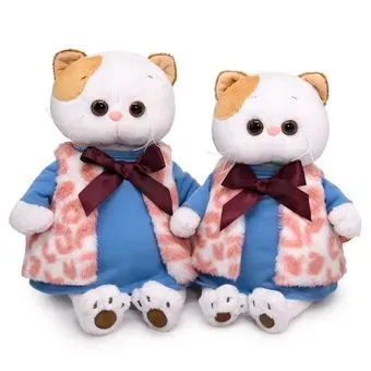 BUDI BASA Collection Кошечка Ли-Ли в меховом жилете LK24-115 (24 см)