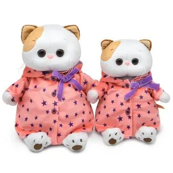 BUDI BASA Collection Кошечка Ли-Ли в коралловом пальто LK24-067 (24 см)