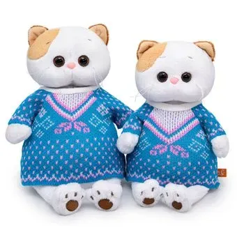 BUDI BASA Collection Кошечка Ли-Ли в бирюзовом свитере LK24-096 (24 см)