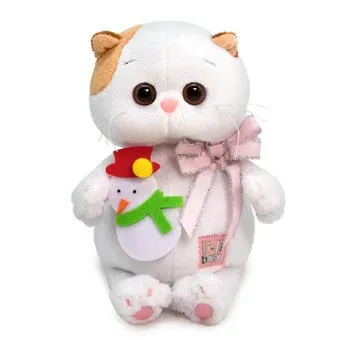 BUDI BASA Collection Кошечка Ли-Ли Baby с игрушкой Снеговик LB-061 (20 см)