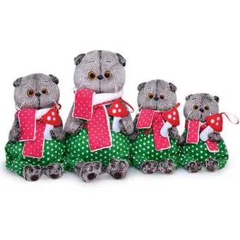 BUDI BASA Collection Басик с мухомором Ks19-122 (19 см)