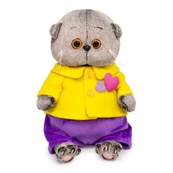 BUDI BASA Collection Басик Baby в курточке с сердечками BB-111 (20 см)