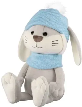 Maxitoys Luxury Кролик Клепа в шапке и шарфе MT-MRT02223-2-25