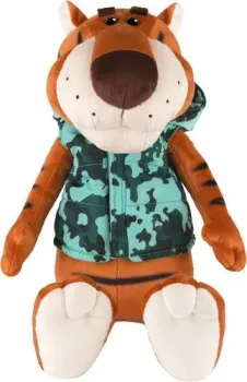 Maxitoys Luxury Тигр Федя в жилетке милитари MT-MRT022117-25