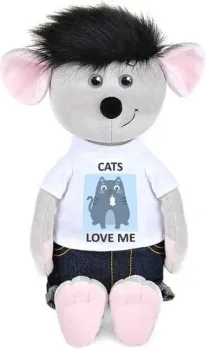 Maxitoys Luxury Мышонок Славик в жжинсах и футболке MT-MRT021934-28