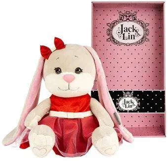 Jack&Lin Зайка в нарядном красном платье JL-022002-25