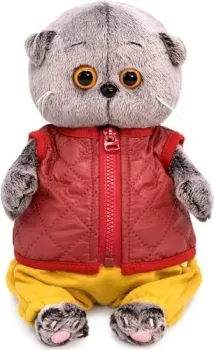 BUDI BASA Collection Басик Baby в стеганом жилете BB-092 (20 см)