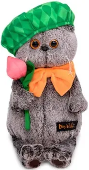 BUDI BASA Collection Басик в зеленом берете Ks22-192 (22 см)