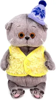 BUDI BASA Collection Басик Baby в меховом жилете BB-090 (20 см)