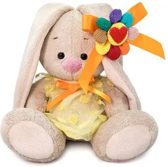 BUDI BASA Collection Зайка Ми в платье с семицветиком SidX-372 (15 см)