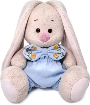 BUDI BASA Collection Зайка Ми в голубых шортах с бантом SidX-374 (15 см)