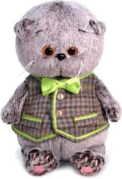BUDI BASA Collection Басик Baby в клетчатом жилете BB-056 (20 см)