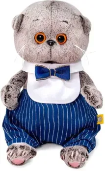 BUDI BASA Collection Басик Baby в манишке с бантом BB-085 (20 см)
