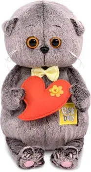 BUDI BASA Collection Басик Baby с желтым бантиком и сердечком BB-096 (20 см)
