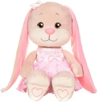 Jack&Lin Зайка в кружевном розовом платье JL-051902-25