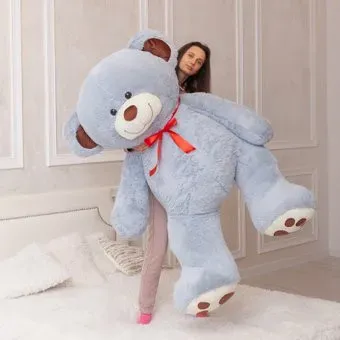 Truebear Мишка Tomas 190 см (серо-голубой)