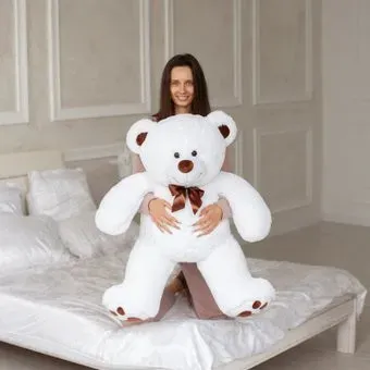 Truebear Мишка Tomas 120 cм (белый)