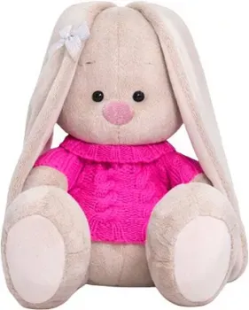 BUDI BASA Collection Зайка Ми в розовом свитере SidS-344 (18 см)
