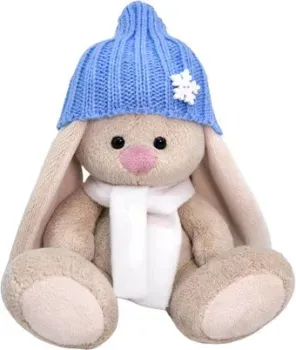 BUDI BASA Collection Зайка Ми в голубой шапочке SidX-481 (15 см)
