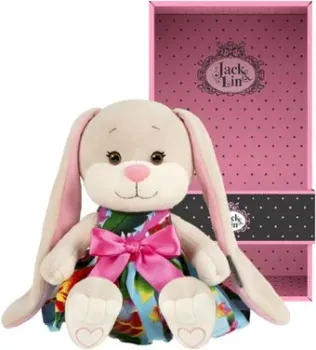 Jack&Lin Зайка в летнем платьице с розовым бантом JL-261-20