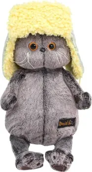 BUDI BASA Collection Басик в стеганой шапке-ушанке Ks22-186 (22 см)