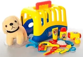 Hualian Toys Собачка с переносным домиком 206