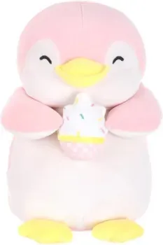 Miniso Пингвин с печеньем (33 см, розовый)