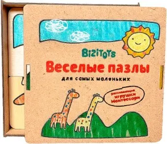 Bizitoys Веселые пазлы "Животные" 2114/02