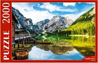 Рыжий кот Италия. Озеро Брайес и лодки ПИ2000-3697 (2000 эл)
