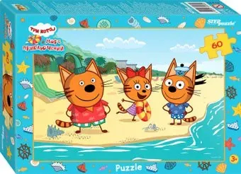 Step Puzzle Три кота 81235 (60 эл)