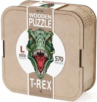 Eco-Wood-Art Ти-Рекс L в деревянной упаковке (570 эл)