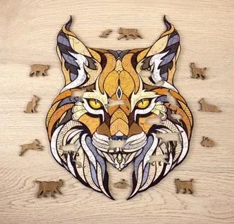 Eco-Wood-Art Рысь в деревянной упаковке