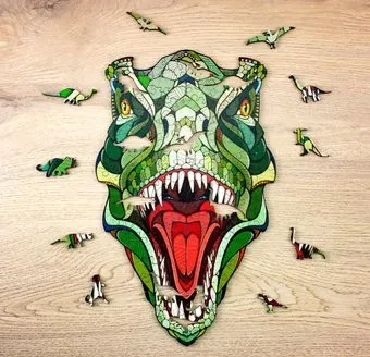 Eco-Wood-Art Ти-рекс в крафтовой упаковке