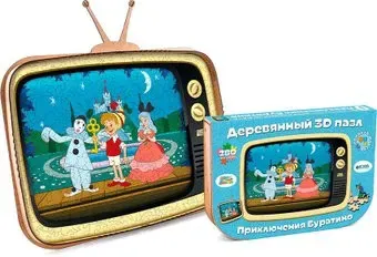Eco-Wood-Art Союзмультфильм Приключения Буратино (упаковка трансформер)