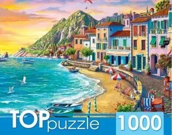 Top Puzzle Курортный город на закате ХТП1000-2169 (1000 эл)