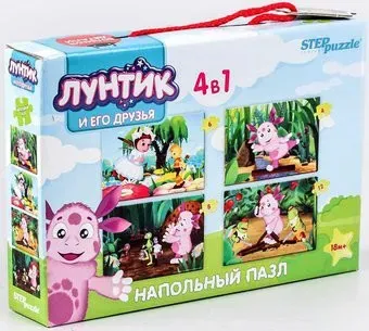 Step Puzzle Лунтик 4 в 1 2804771 (30 эл)