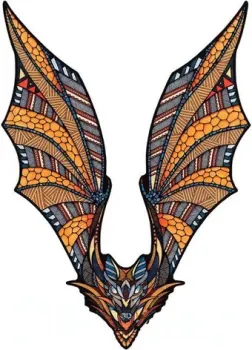 Eco-Wood-Art Летучая мышь (M, картонная упаковка, 130 эл)
