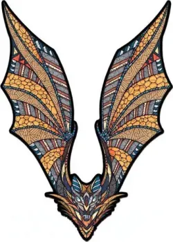 Eco-Wood-Art Летучая мышь (M, деревянная упаковка, 130 эл)