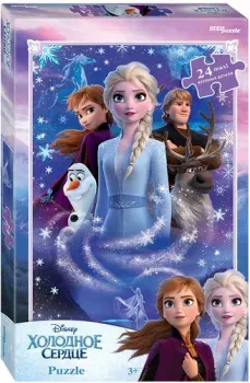 Step Puzzle Холодное сердце (new) 90103 (maxi 24 эл)