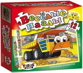 Topgame Веселые пазлы. Самосвал 01243
