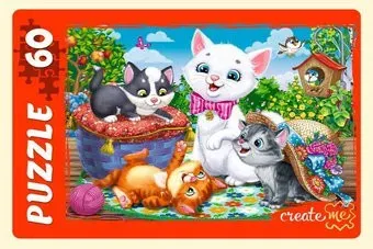 Рыжий кот Забавные Котики №5 П60-7187 (60 эл)