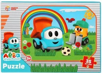 Умные игры Грузовичок Лева 4680107921086 (35 эл)