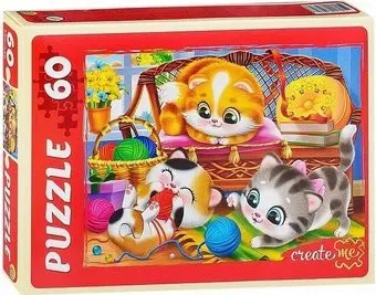 Рыжий кот Смешные котята №1 П60-1074 (60 эл)