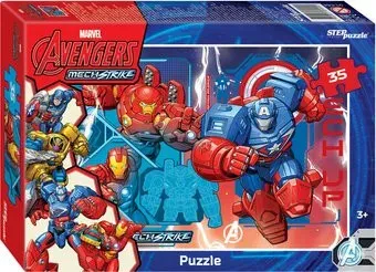 Step Puzzle Avengers Mech Strike 91444 (35 эл)