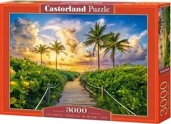 Castorland Восход солнца в Майами США C-300617 (3000 эл)