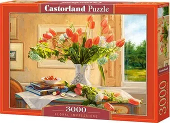 Castorland Цветочная импровизация C-300594 (3000 эл)