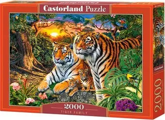 Castorland Семья тигров C-200825 (2000 эл)
