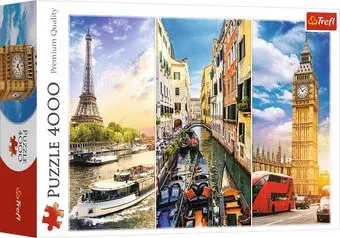 Trefl Путешествие по Европе 45009 (4000 эл)